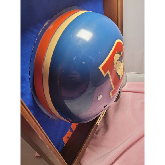 1968 Embosograph Riddell Half Helmet Plaque NFL Denver Broncos Vintage Football - Picture 10 of 10